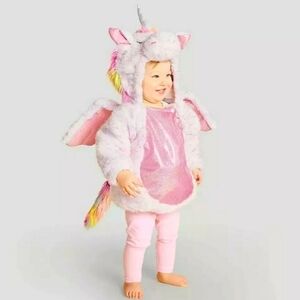 NWT Hyde & Eek Infant Baby Unicorn Pegasus Halloween Costume Hooded One Piece